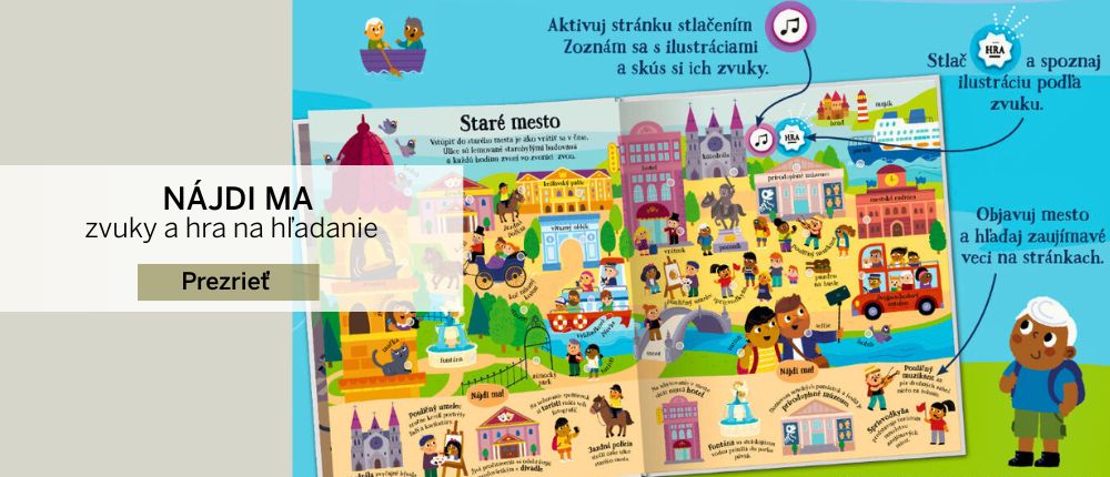 Nájdi ma - interaktívna kniha s módom hry